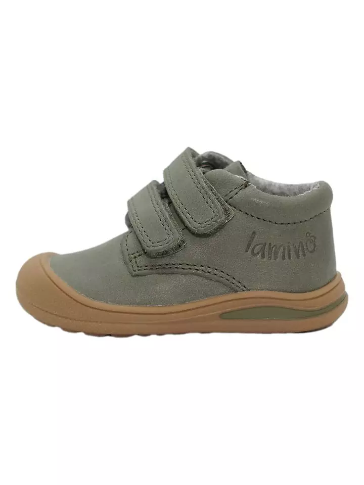 lamino Skórzane sneakersy w kolorze khaki rozmiar: 21