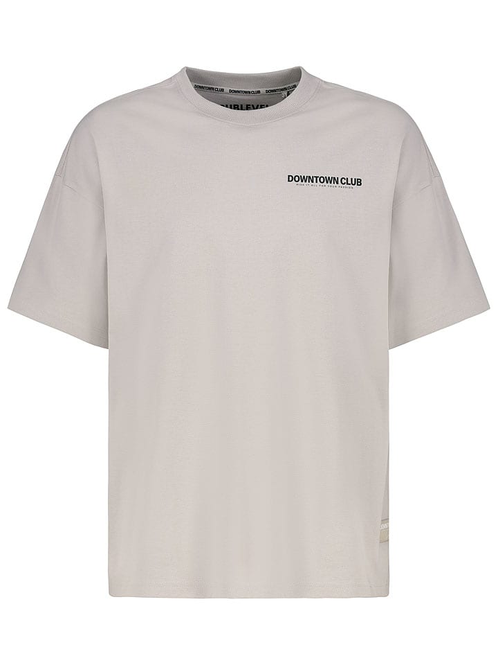 Sublevel Koszulka "Linus" w kolorze jasnoszarym rozmiar: S