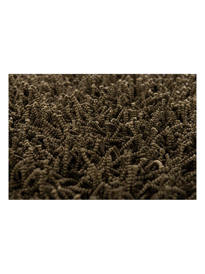 Heckett Lane Dywanik łazienkowy "Onda" w kolorze zielonym rozmiar: 60x60 cm