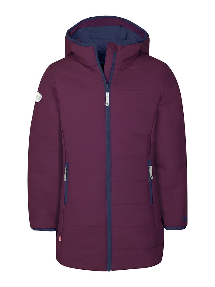 Trollkids Płaszcz zimowy "Stavanger" w kolorze fioletowym rozmiar: 116