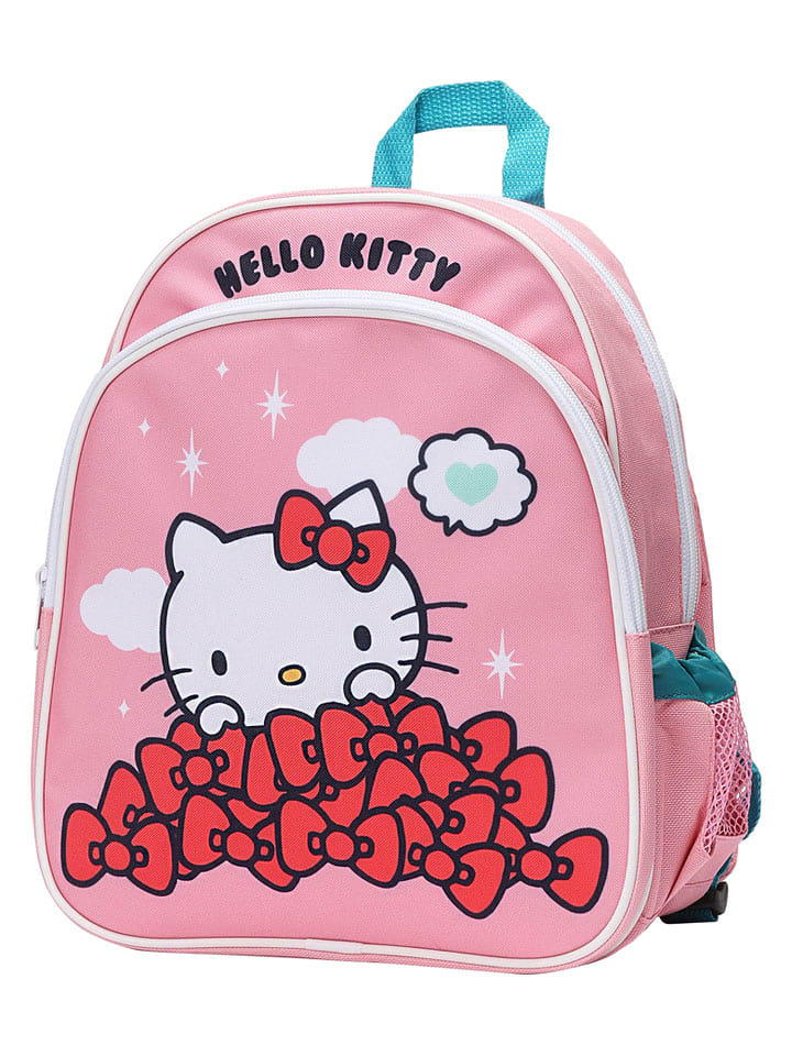 Hello Kitty Plecak "Hello Kitty" w kolorze jasnoróżowym - 27 x 32 x 12 cm rozmiar: onesize