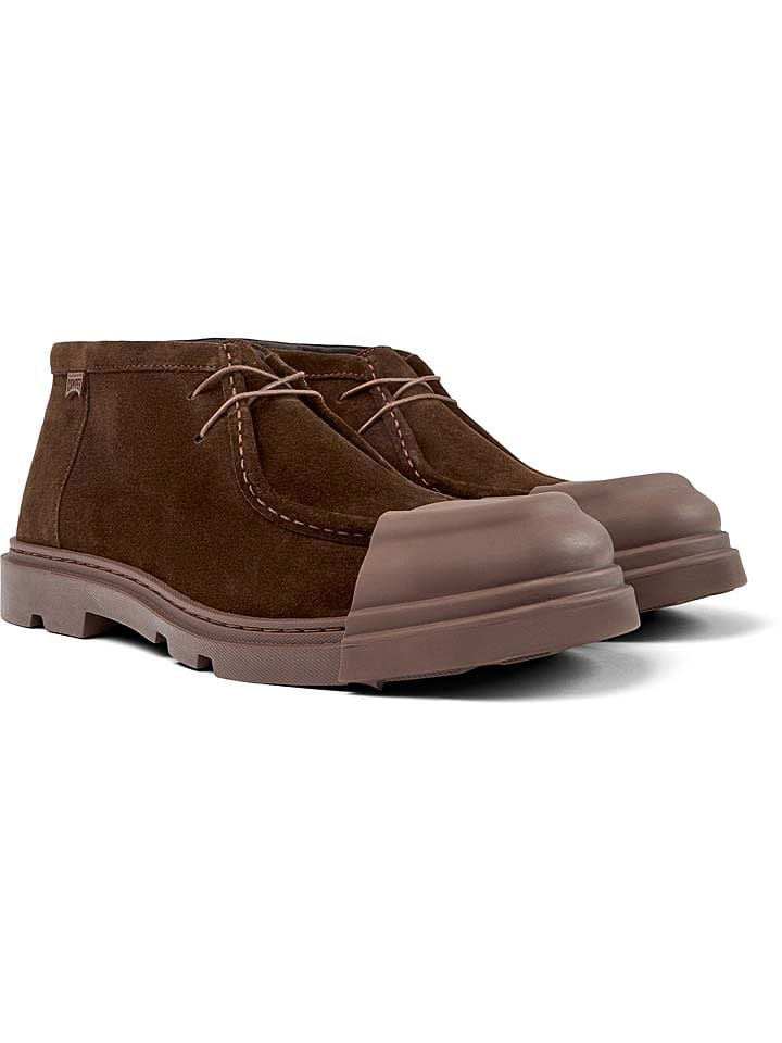 Camper Skórzane trzewiki w kolorze brązowym rozmiar: 41