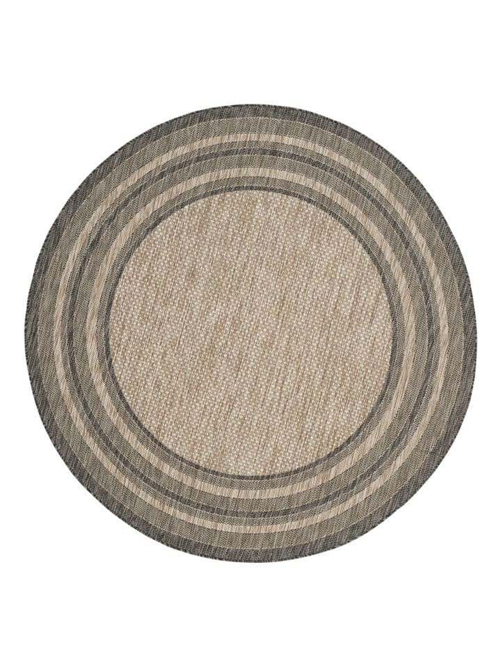 Safavieh Dywan "Courtryard" w kolorze brązowym rozmiar: 160x160 cm