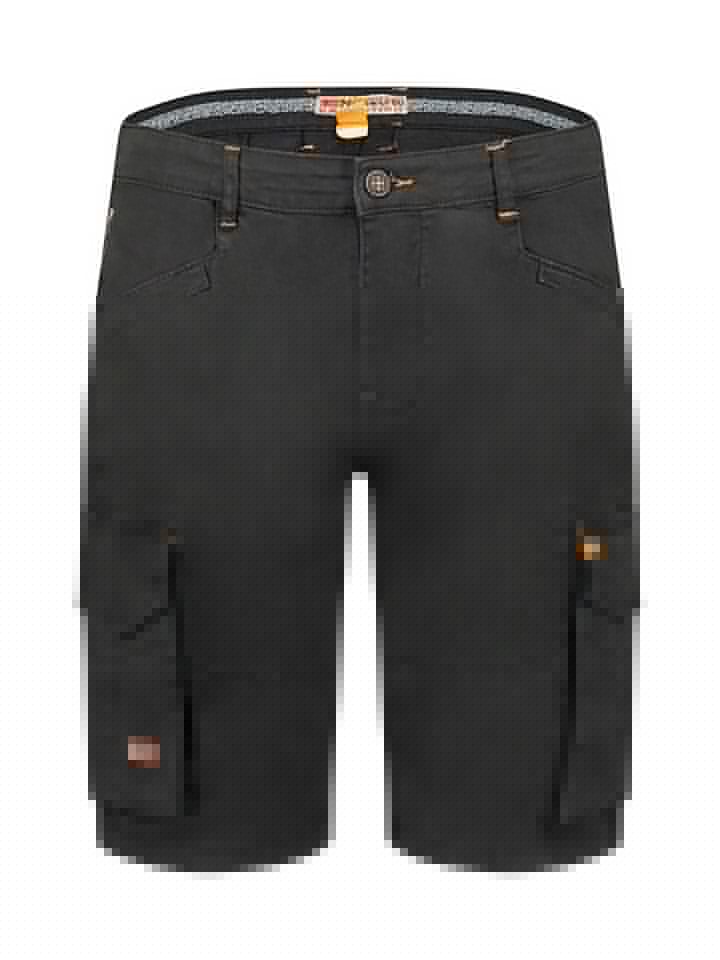 Geographical Norway Bermudy "Patrimoine" w kolorze czarnym rozmiar: 3XL