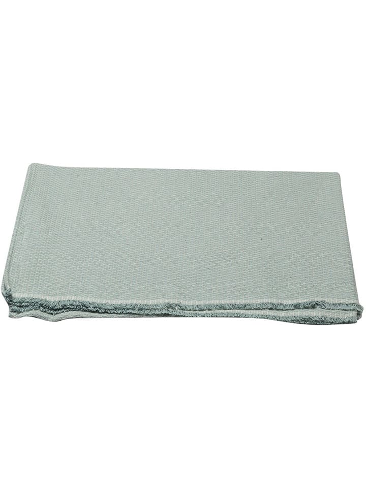 David Fussenegger Koc strukturalny "Stella - Uni" w kolorze zielonym rozmiar: 100x140 cm