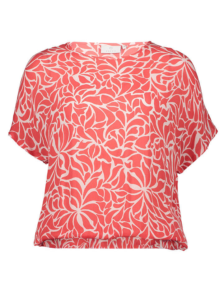 Kaffe Bluzka w kolorze czerwono-kremowym rozmiar: 34