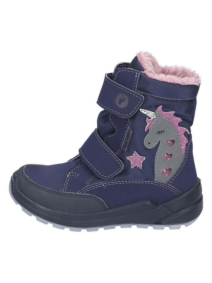 Ricosta Botki zimowe "Annika" w kolorze granatowo-jasnoróżowym rozmiar: 29