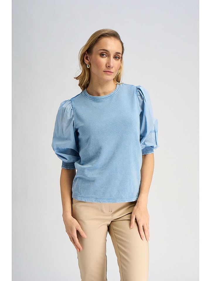 Marks & Spencer Bluzka w kolorze błękitnym rozmiar: 44