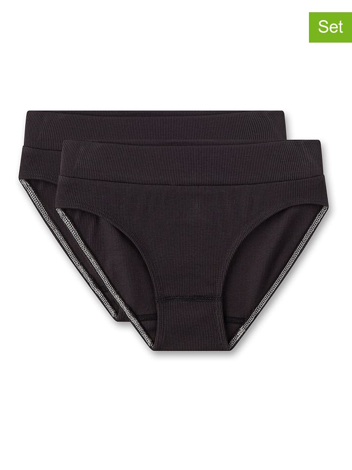 Sanetta Majtki (2 pary) w kolorze czarnym rozmiar: 140