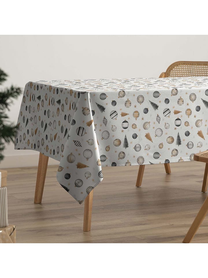 GAMUSI Obrus "Belia" w kolorze złoto-szarym rozmiar: 160x240 cm