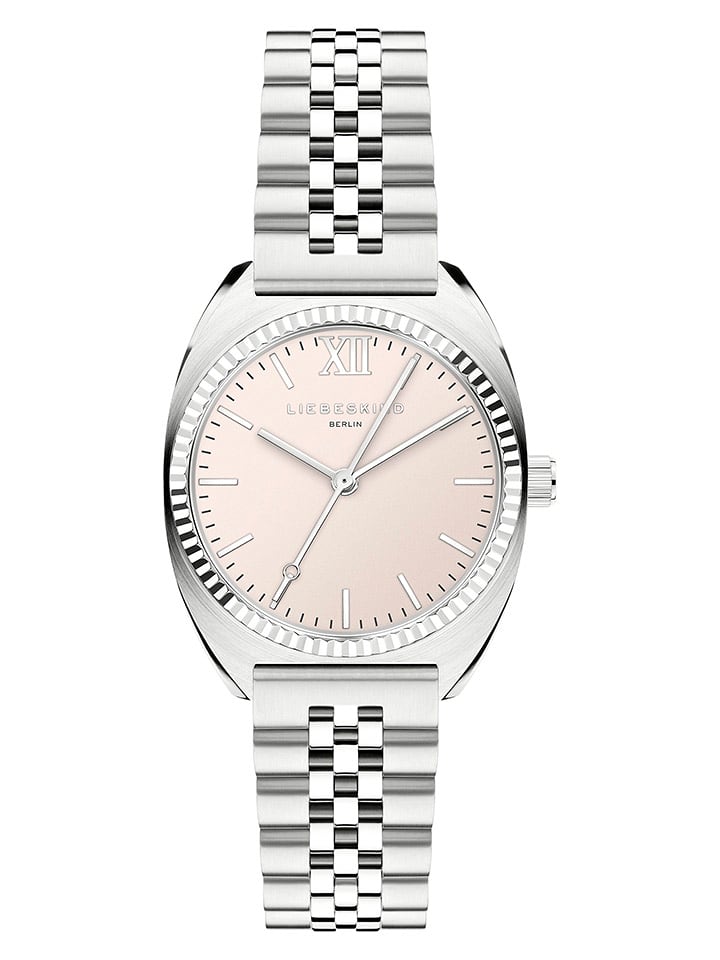 Liebeskind Zegarek kwarcowy w kolorze srebrno-beżowym rozmiar: onesize