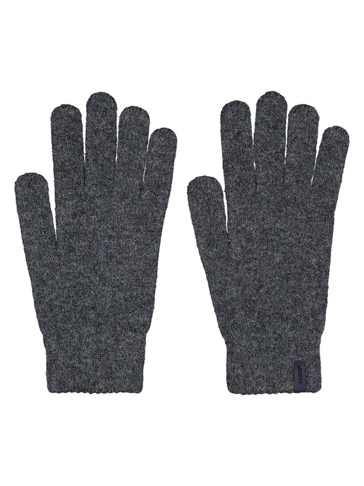 Barts Rękawiczki "Banxs" w kolorze antracytowym rozmiar: M/L