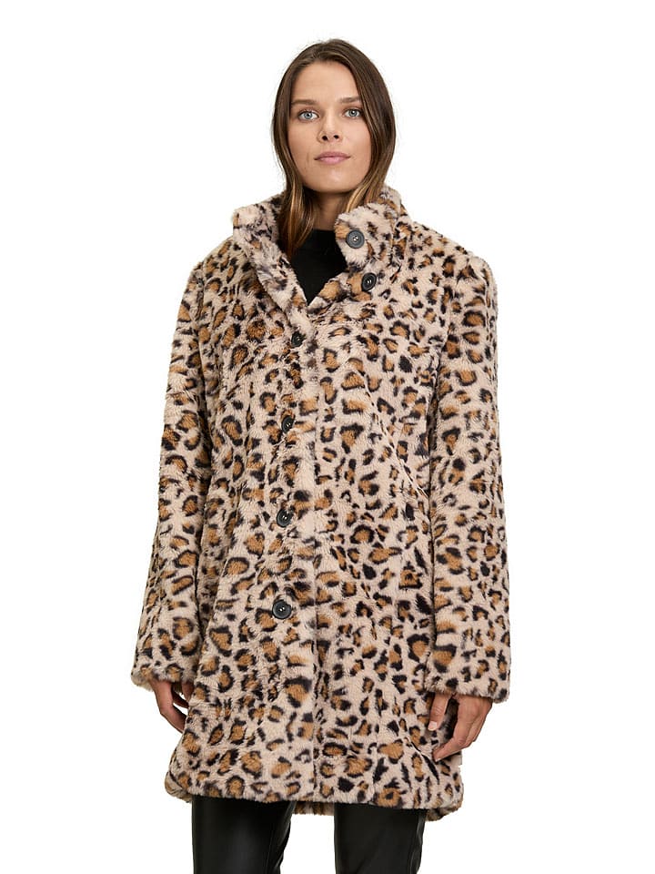 Betty Barclay Płaszcz przejściowy w kolorze karmelowo-beżowo-czarnym rozmiar: 42