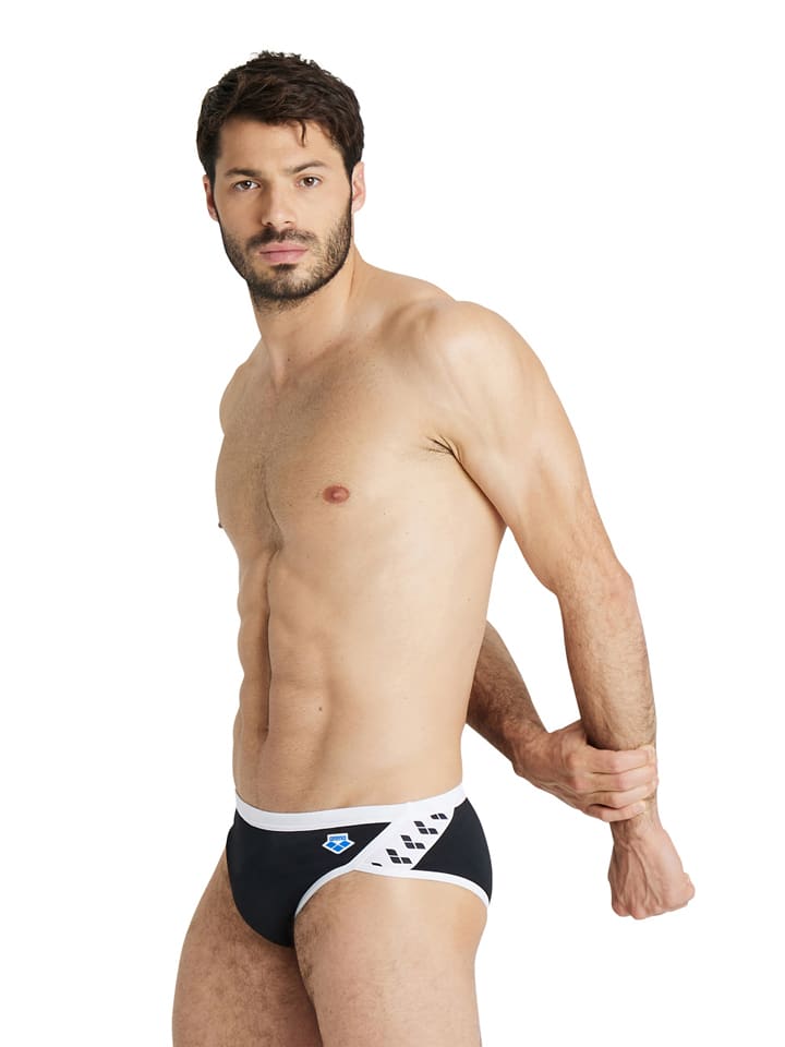 Arena Kąpielówki w kolorze czarno-białym rozmiar: 8