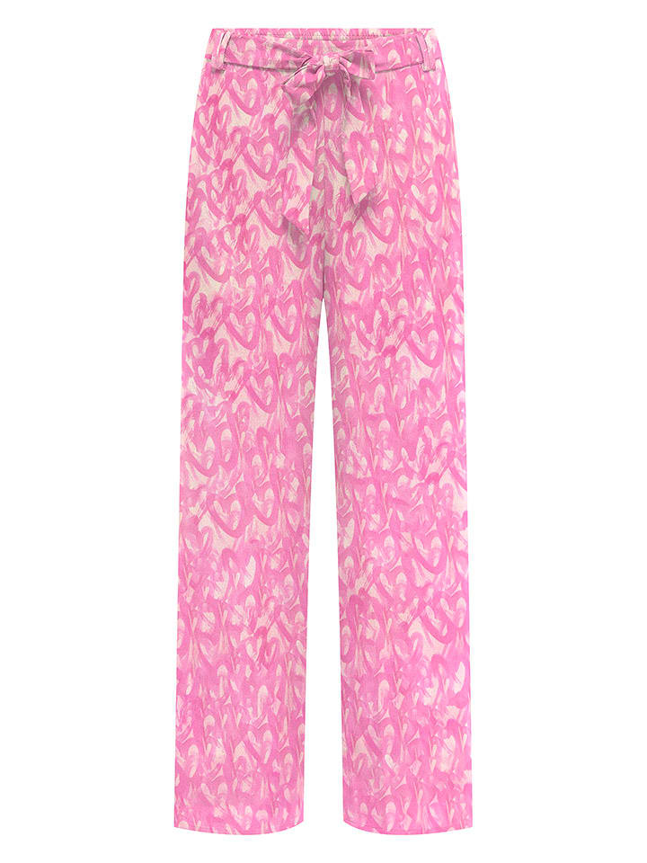 ONLY Spodnie w kolorze różowym rozmiar: 40