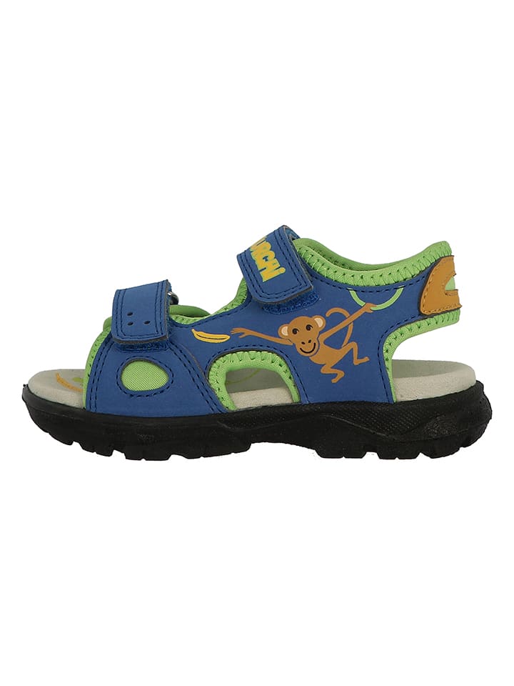 Lurchi Sandały "Kio-S" w kolorze niebiesko-zielonym rozmiar: 31