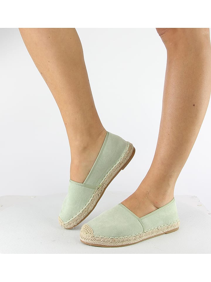 Foreverfolie Espadryle w kolorze zielonym rozmiar: 36