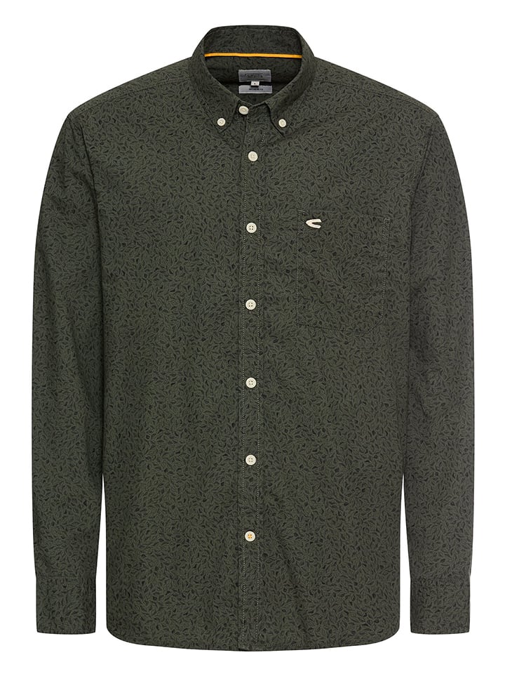 Camel Active Koszula - Regular fit - w kolorze ciemnozielonym rozmiar: XL