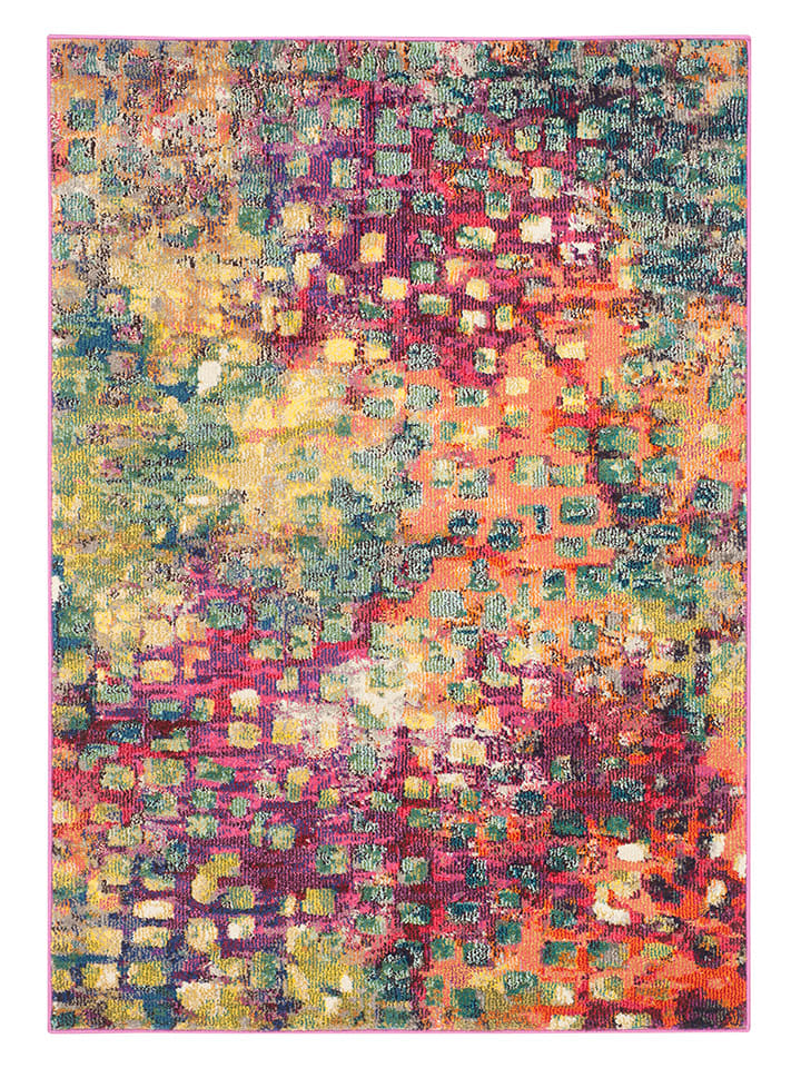 Safavieh Dywan w kolorze różowo-żółto-miętowym rozmiar: 155x231 cm