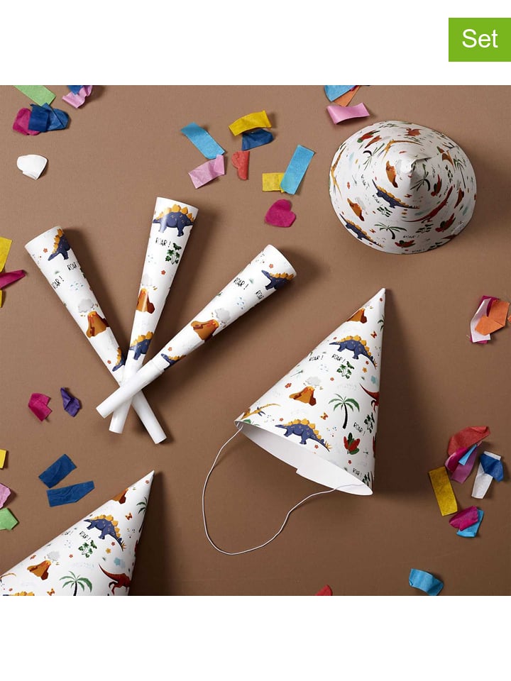 The Home Deco Kids Trąbki imprezowe (18 szt.) w kolorze białym rozmiar: onesize