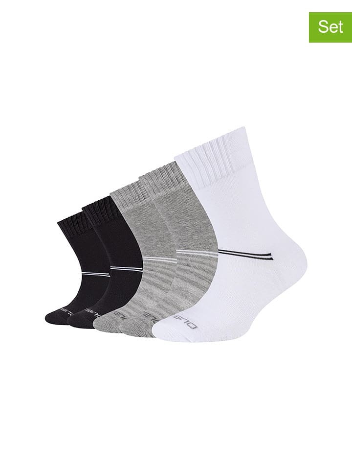 camano Skarpety (10 par) w kolorze szarym, czarnym i białym rozmiar: 27-30
