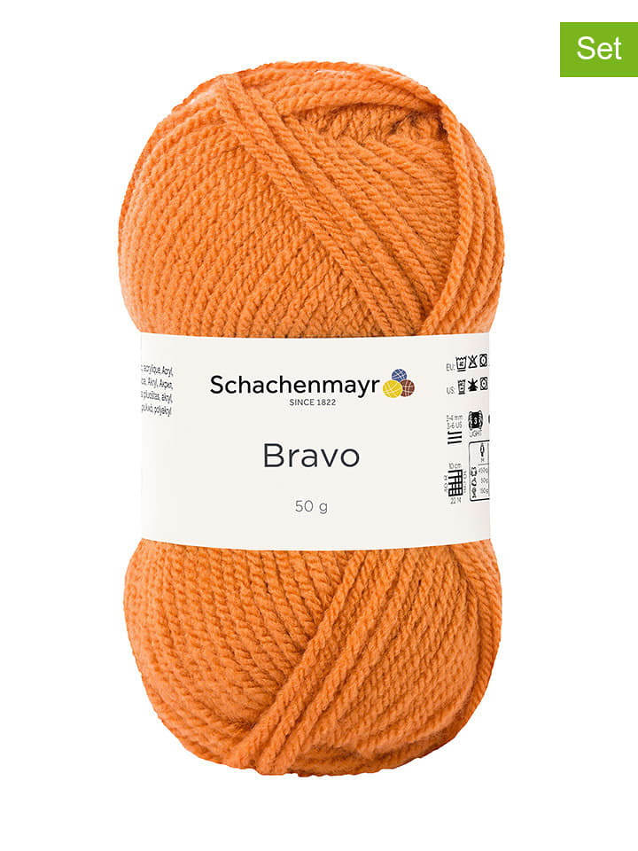 Schachenmayr since 1822 Przędza z tworzywa sztucznego (20 szt.) w kolorze pomarańczowym - 20 x 50 g rozmiar: onesize