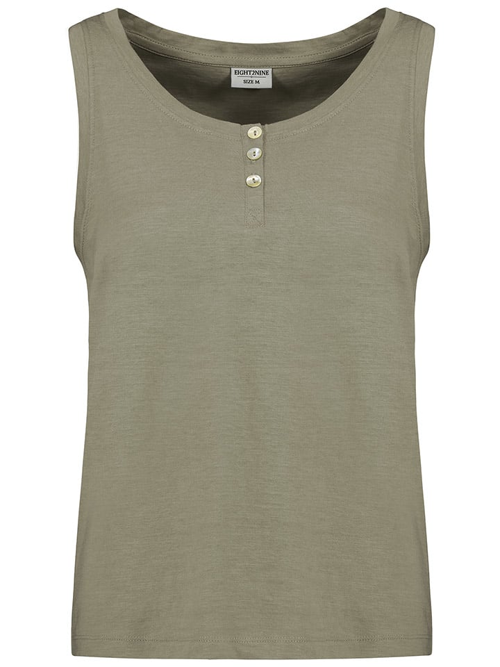 Eight2Nine Top w kolorze khaki rozmiar: XS