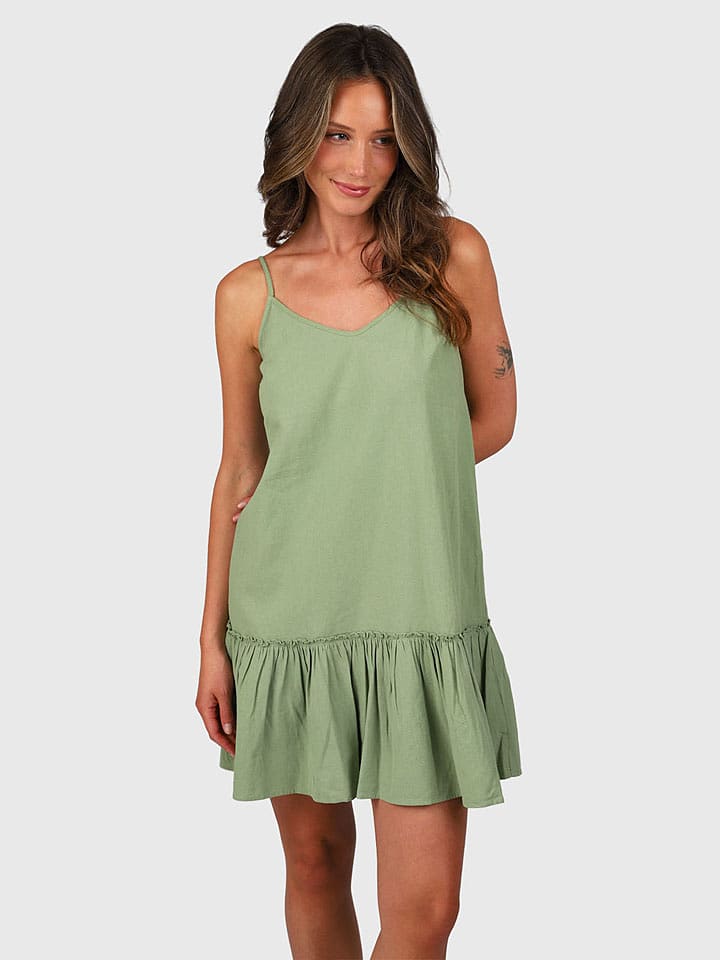 Brunotti Sukienka "Nami" w kolorze zielonym rozmiar: S