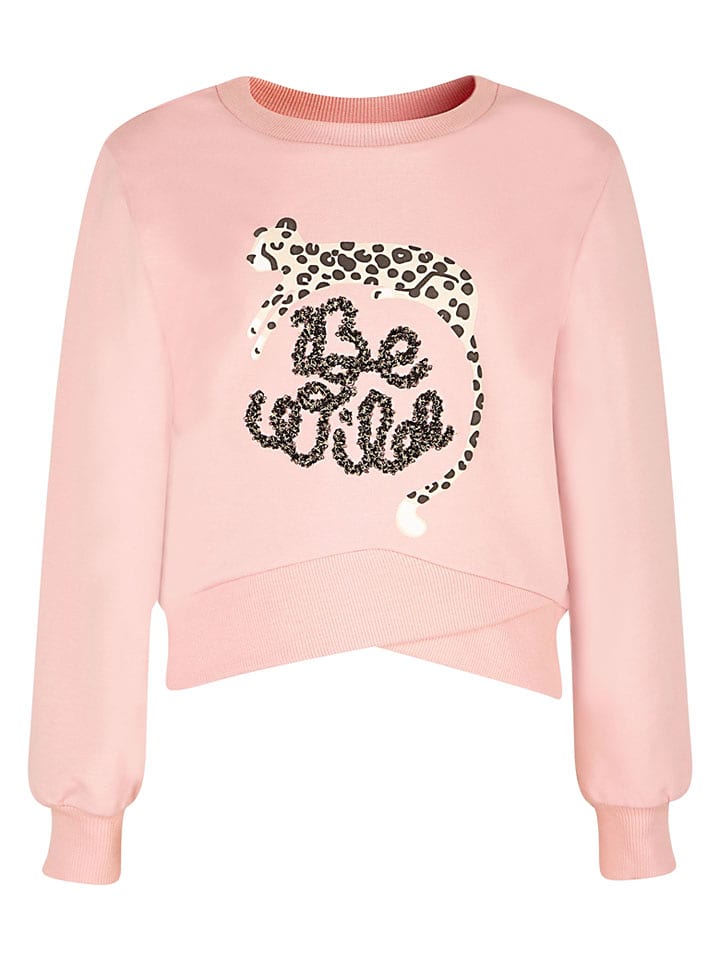 happy girls by Eisend Sweter w kolorze jasnoróżowym rozmiar: 152