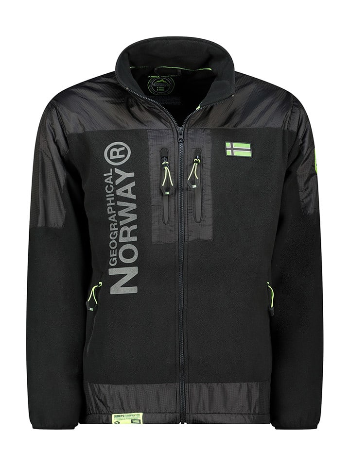 Geographical Norway Kurtka polarowa "Tulene" w kolorze czarnym rozmiar: M