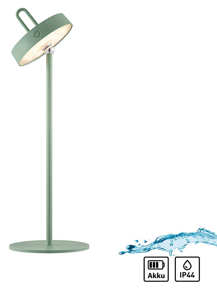 Just Light Lampa stołowa LED "Amag" w kolorze zielonym - wys. 47,2 x Ø 15 cm rozmiar: onesize