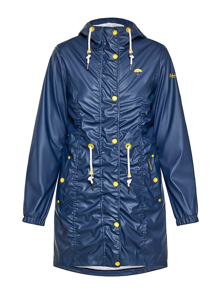 Schmuddelwedda Płaszcz przeciwdeszczowy w kolorze granatowym rozmiar: L