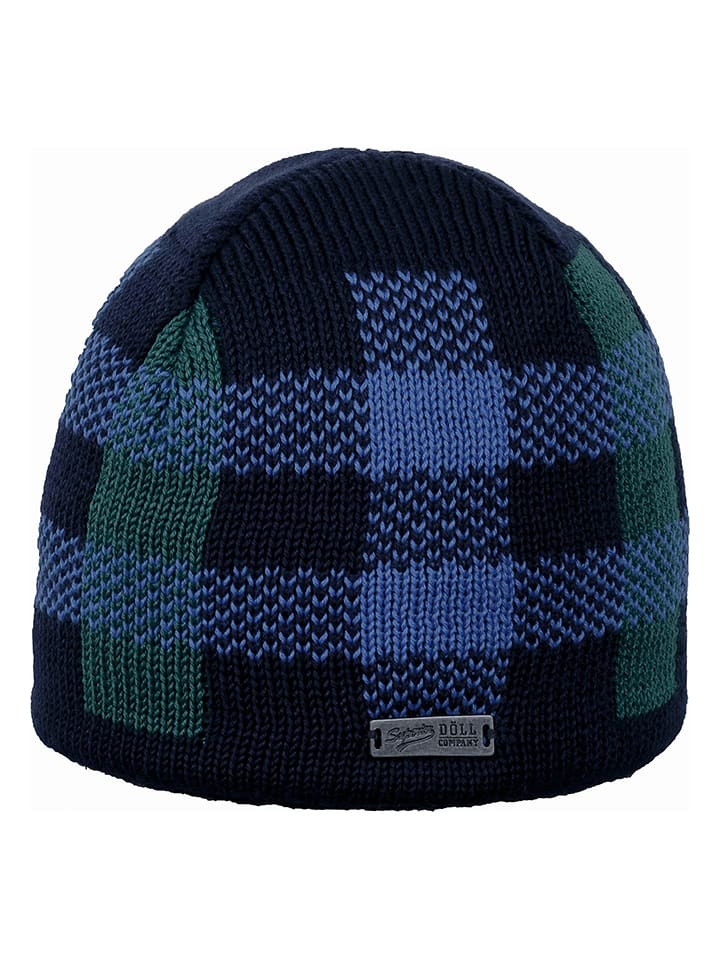 Döll Dzianinowa czapka w kolorze granatowo-niebieskim rozmiar: 57 cm