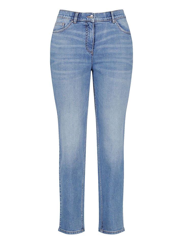 SAMOON Dżinsy - Slim fit - w kolorze błękitnym rozmiar: 50