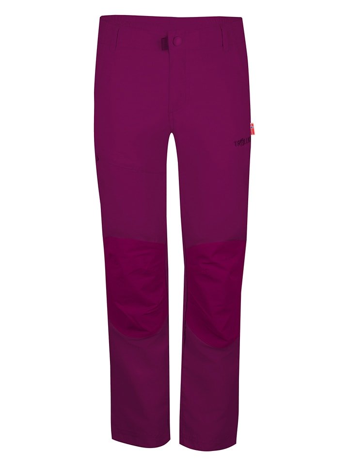 Trollkids Spodnie funkcyjne "Hammerfest Pro" - Slim fit - w kolorze fioletowym rozmiar: 146