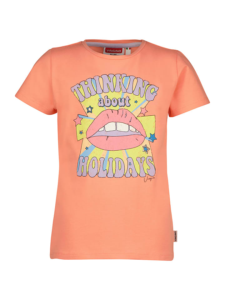 Vingino Koszulka "Harloua" w kolorze pomarańczowym rozmiar: 152