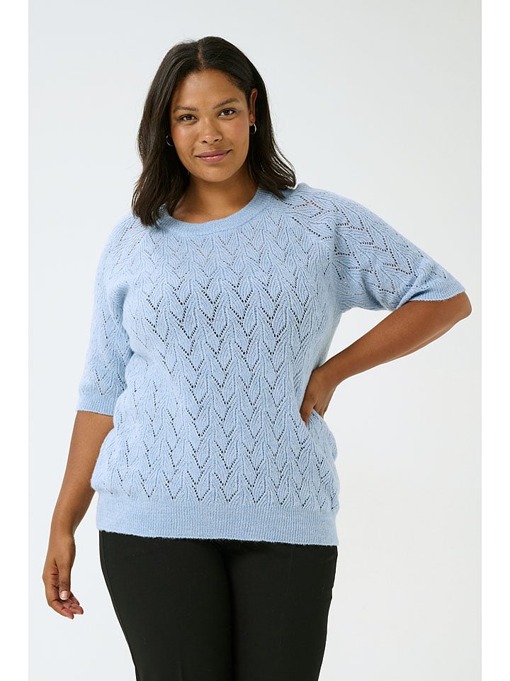 Kaffe Sweter "Tianya" w kolorze błękitnym rozmiar: S