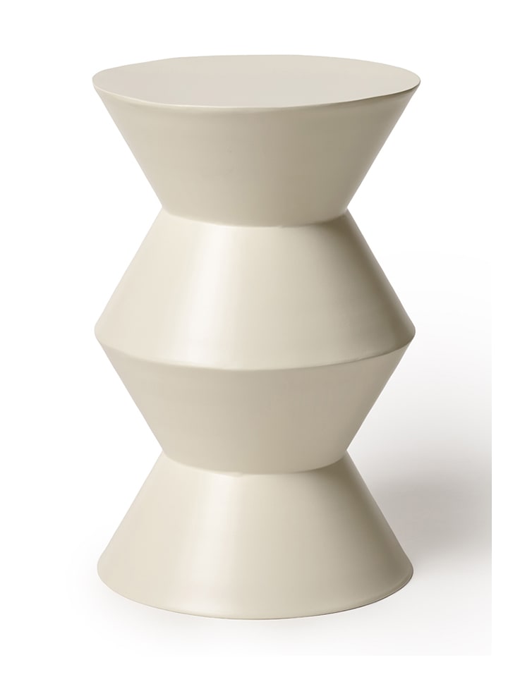 Madre Selva Stolik "Coleman" w kolorze szarobrązowym - wys. 43 x Ø 35 cm rozmiar: onesize