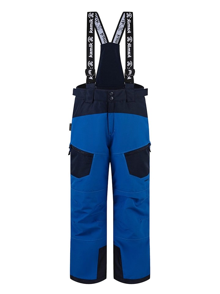 Kamik Spodnie narciarskie "Mars" w kolorze niebieskim rozmiar: 140