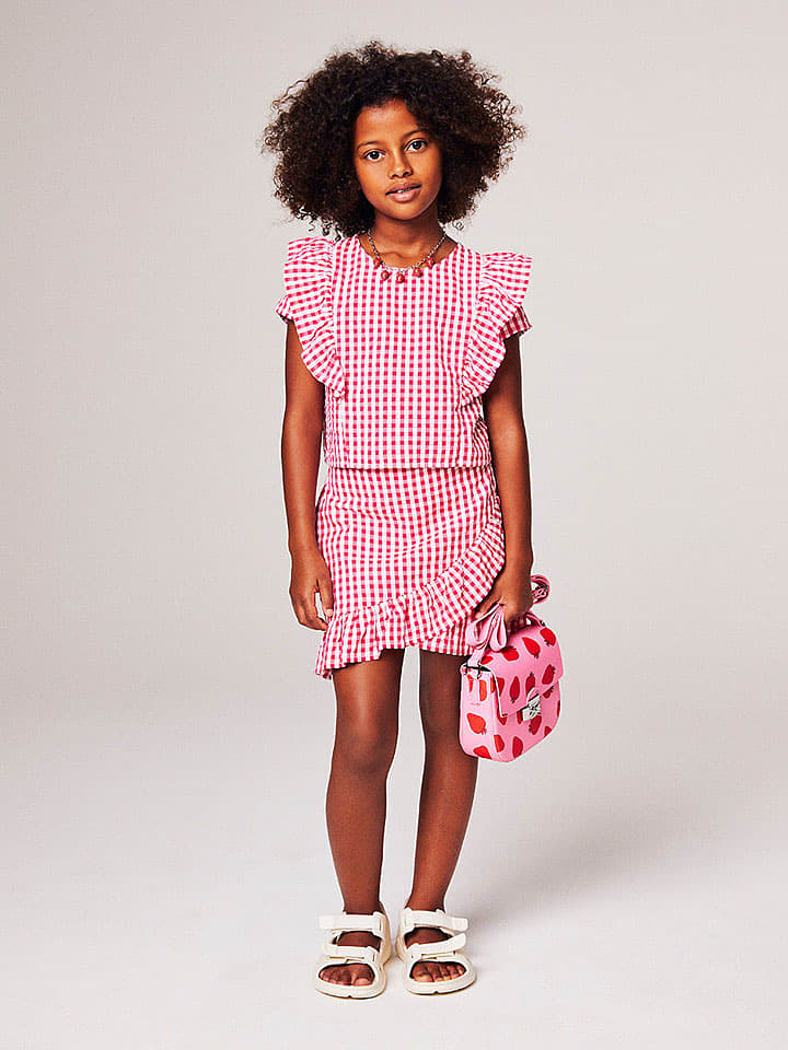 Benetton Spódnica w kolorze czerwono-białym rozmiar: 150