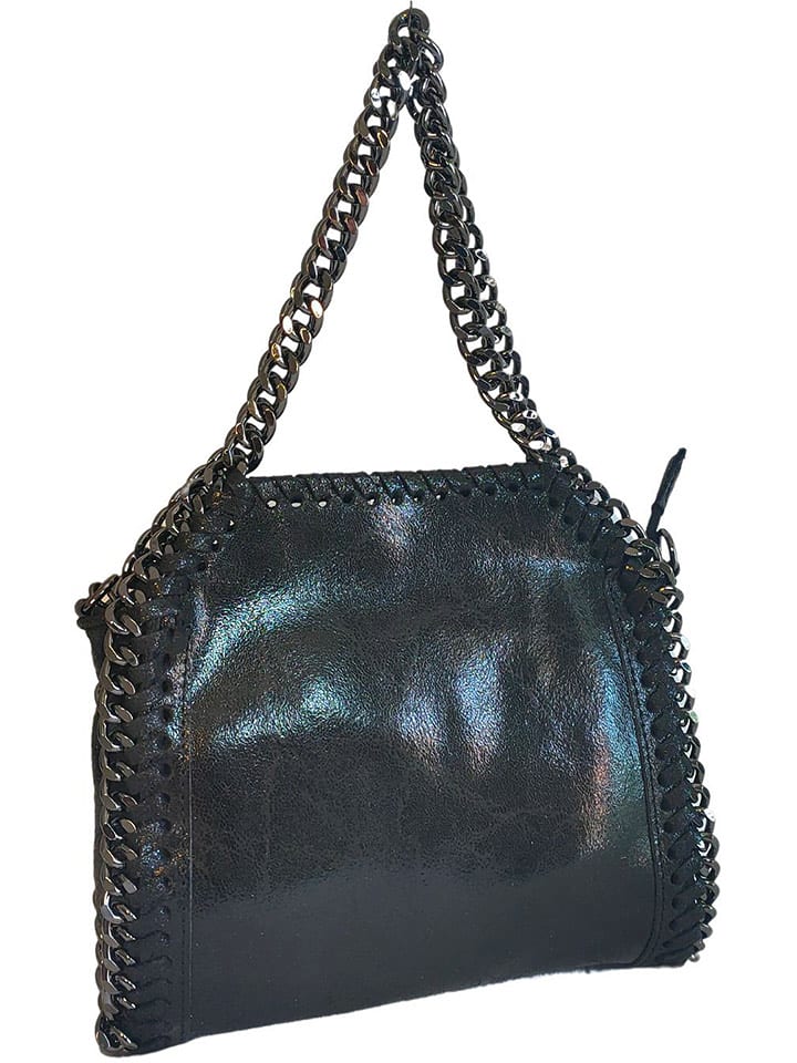 ORE10 Skórzana torebka w kolorze czarnym - 22 x 23 x 6 cm rozmiar: onesize