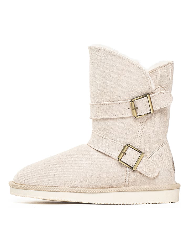 ISLAND BOOT Botki zimowe "Candace" w kolorze kremowym rozmiar: 40