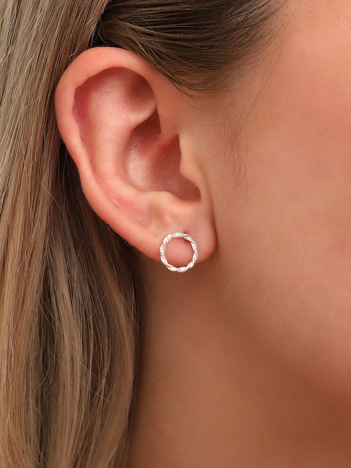 Heliophilia Srebrne kolczyki-wkrętki rozmiar: onesize