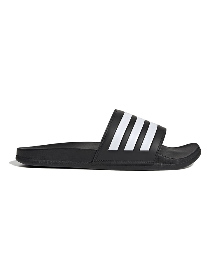 adidas Klapki "Adilette Comfort" w kolorze czarno-białym rozmiar: 42