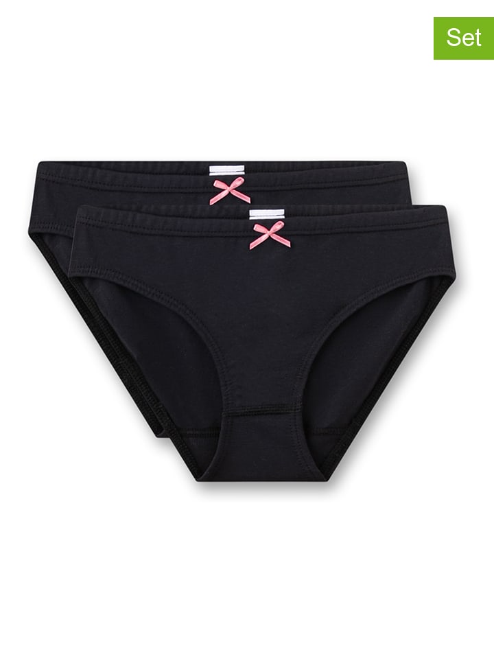 Sanetta Majtki (2 pary) w kolorze czarnym rozmiar: 152
