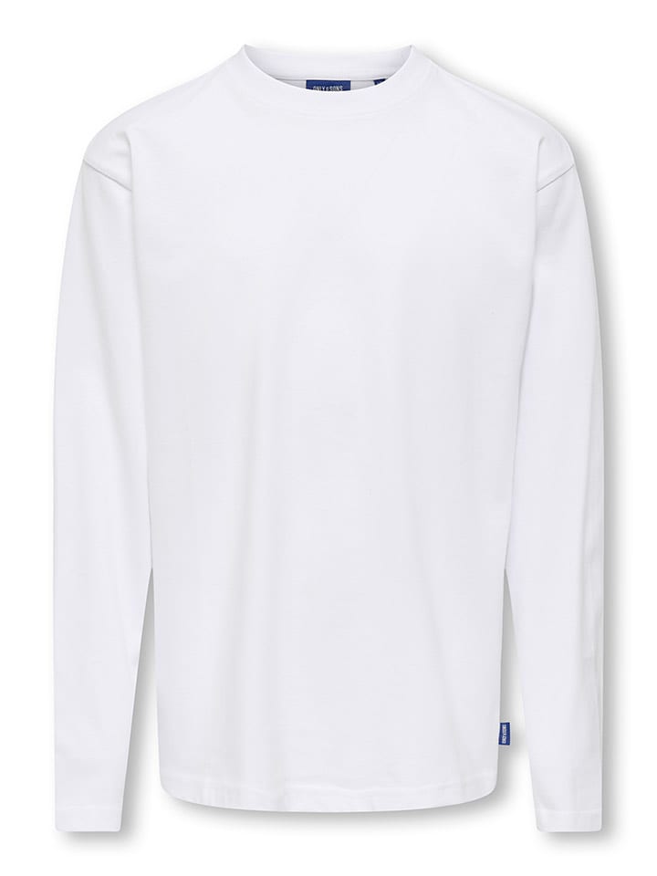 Only&Sons Koszulka "Fred" w kolorze białym rozmiar: 122/128