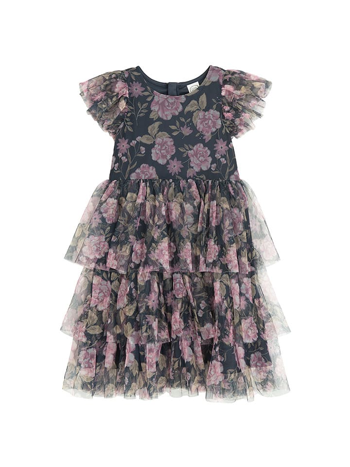 COOL CLUB Sukienka w kolorze granatowo-jasnoróżowym rozmiar: 104