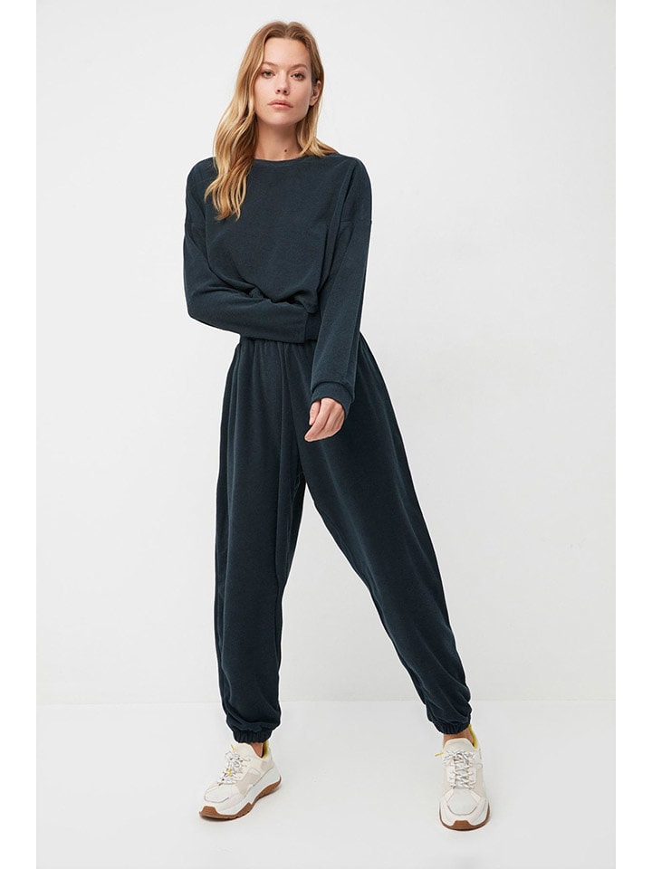 trendyol 2-częściowy zestaw w kolorze granatowym rozmiar: M