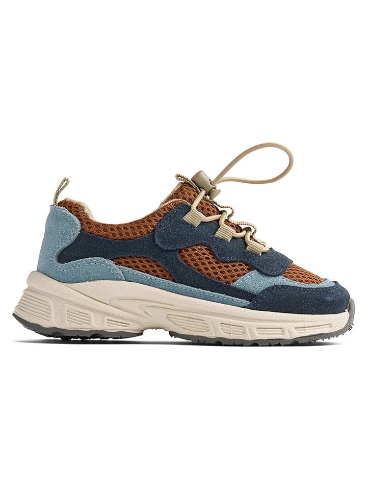 Wheat Sneakersy w kolorze granatowo-jasnobrązowym rozmiar: 31