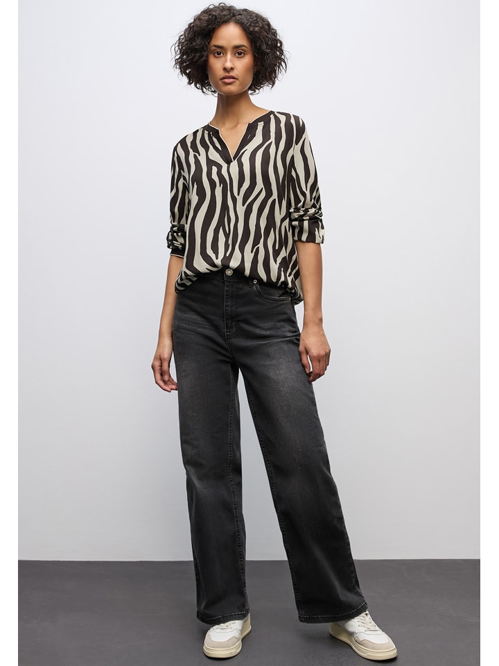 Cecil Bluzka w kolorze jasnoszaro-czarnym rozmiar: 38